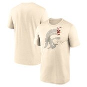 USC Trojans Men's Nike Cream Tommy Head Dri-FIT Legend Shadow Logo T-Shirt